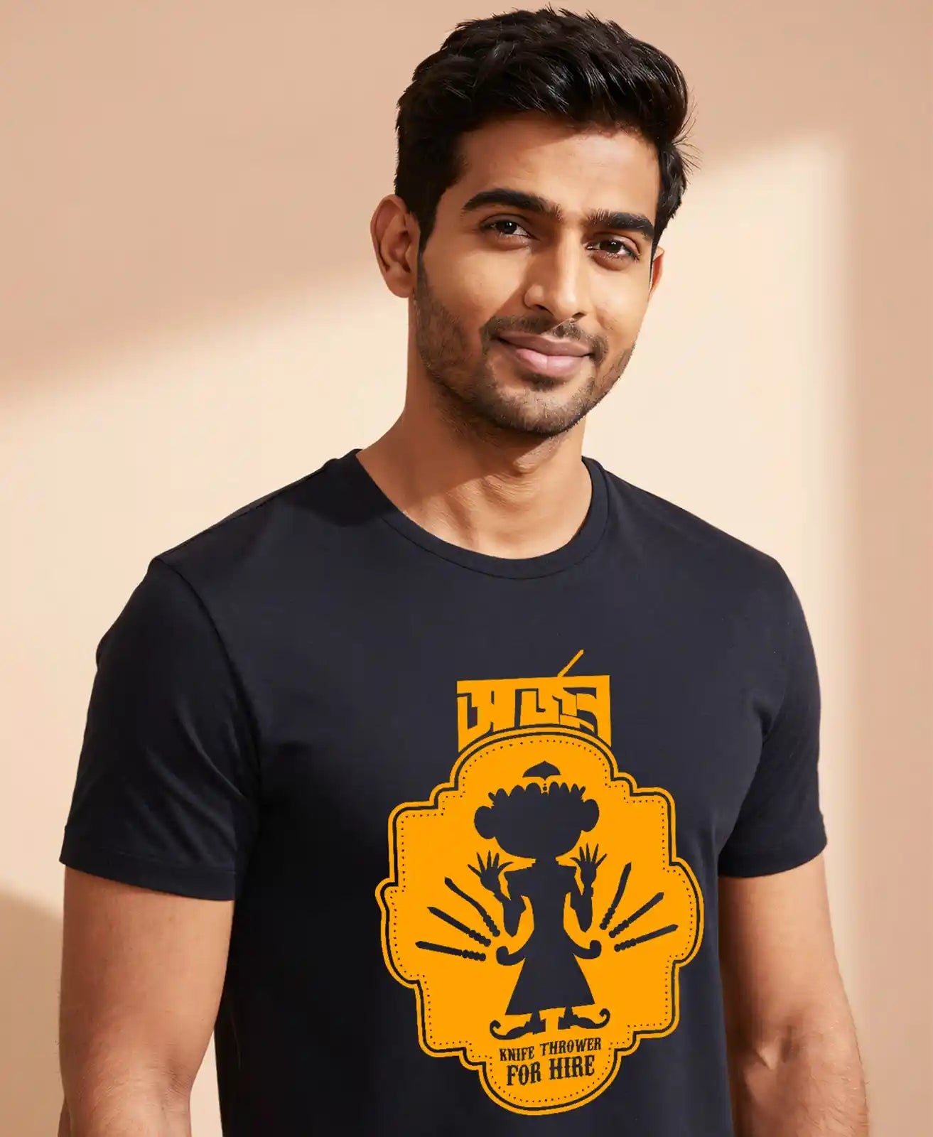 Arjun - Black | Jay Baba Felunath Graphic T-Shirt