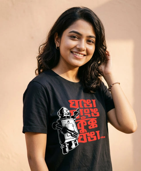Shonku Black Graphic Tshirt