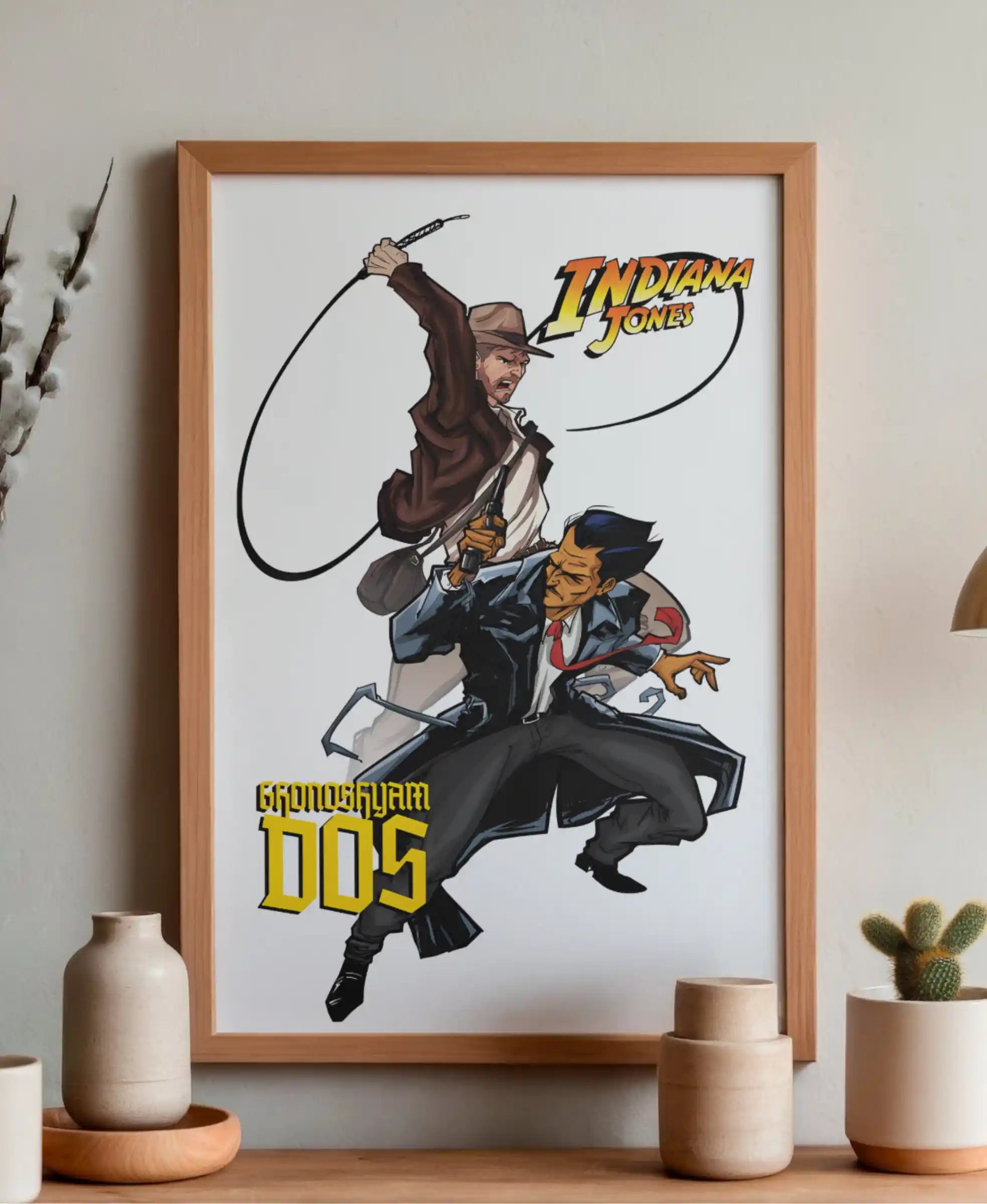 Indiana Jones x Ghanada Poster